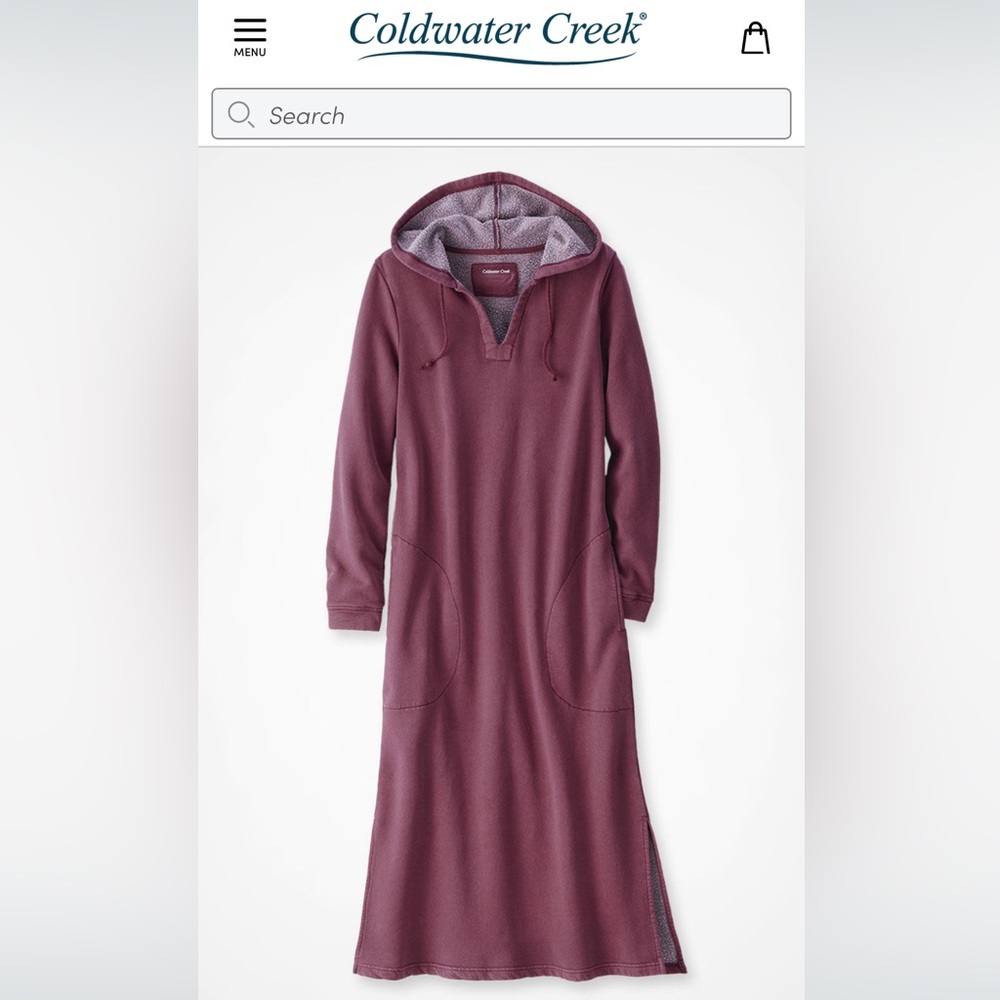 Coldwater Creek hooded lounger